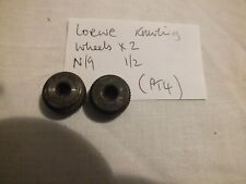 Loewe knurling wheels for sale  TONBRIDGE