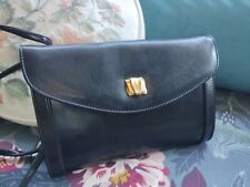Vintage navy leather for sale  NUNEATON