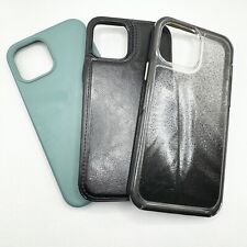 Usado, Lote com 3 capas para telefone Iphone 12 Pro Max variedade carteira Otterbox preta verde comprar usado  Enviando para Brazil