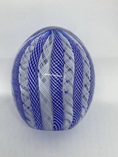 Murano blue white for sale  CHIPPING NORTON