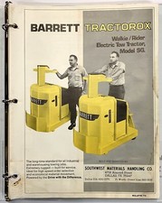 Barrett tractorox walkie for sale  Livingston