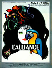 Usado, Anna Karina O ANEL DE CASAMENTO L'ALLIANCE De Chalonge 1969 PÔSTER FRANCÊS 15x20 comprar usado  Enviando para Brazil