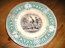 Assiette parlante sarreguemine d'occasion  Adriers