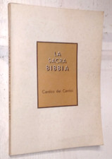 Sacra bibbia cantico usato  Italia