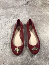 Sapatos de balé Vivienne Westwood Melissa vermelho EUA 10 EUR 41/42 comprar usado  Enviando para Brazil