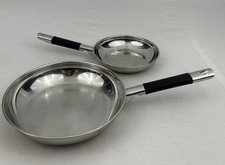 Frigideira Tramontina Saute Pan 8 e 10 polegadas 18/10 aço inoxidável LEIA comprar usado  Enviando para Brazil