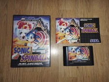 SONIC SPINBALL - SEGA MEGA DRIVE MEGADRIVE CIB PAL COMPLETO, usado comprar usado  Enviando para Brazil