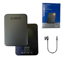 SSD magnético portátil ORICO 512GB, 460MB/s, 4K 120fps ProRes, USB-C e A, iPhone, usado comprar usado  Enviando para Brazil