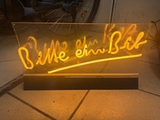 Leuchtreklame schild bitte gebraucht kaufen  Drensteinfurt