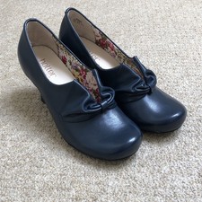 navy kitten heels for sale  YORK
