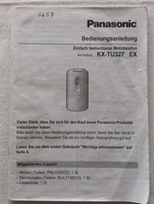 Panasonic tu327 bedienungsanle gebraucht kaufen  Oranienburg