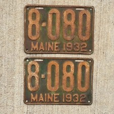 1932 maine license for sale  Chicago