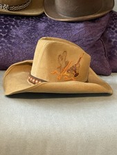 Vintage suede cowboy for sale  PLYMOUTH