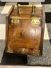 Antique wooden brass for sale  Edmond