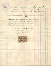 Bordeaux 1889 invoice. d'occasion  Expédié en Belgium