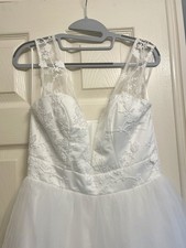 Wedding dress size for sale  WAKEFIELD