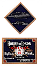1900 WILLIAM WHITELEY & CO, PITLOCHRY SCOTLAND HOUSE OF LORDS CONJUNTO DE ETIQUETAS DE UÍSQUE comprar usado 1900 WILLIAM WHITELEY & CO, PITLOCHRY SCOTLAND HOUSE OF LORDS CONJUNTO DE ETIQUETAS DE UÍSQUE comprar usado  Enviando para Brazil