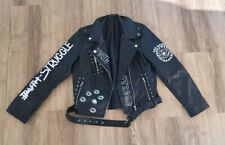 Bikerjacke lederjacke kunstled gebraucht kaufen  Kalkar