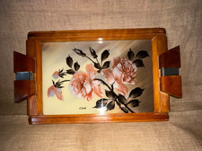 Plateau vintage bois d'occasion  Voiron