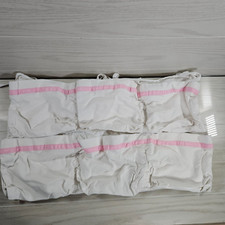 Bolsa organizadora de bolso Pottery Barn infantil lona branca rosa gravatas comprar usado  Enviando para Brazil