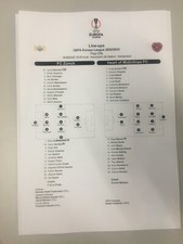 Teamsheet uefa europa gebraucht kaufen  Augsburg