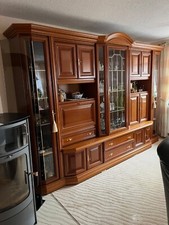 Wohnzimmer schrankwand kirschb gebraucht kaufen  Crottendorf, Walthersdorf