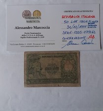 Italia repubblica banconota usato  Andria