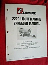 Farmhand 2220 liquid for sale  Vermont
