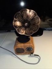 Mini alto-falante Bluetooth retrô portátil de madeira alto-falante sem fio externo TF FM , usado comprar usado  Enviando para Brazil