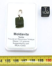 Collier pendentif moldavite d'occasion  Pégomas