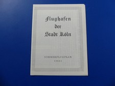 Sommerflugplan 1931 flughafen gebraucht kaufen  Hessisch Oldendorf