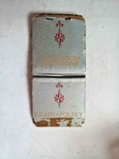 Caixa de fósforos vintage GRAN HOTEL KRASNAPOLSKY NETHERLANDS Amsterdam PRESENTE 60S comprar usado  Enviando para Brazil