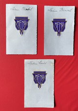 Menus nominatifs 1941 d'occasion  Bordeaux-