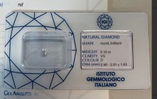 Diamante taglio brillante usato  Italia