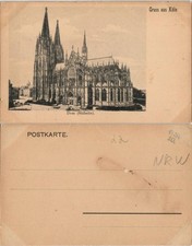 Używany, Pocztówka Köln Dom (strona południowa) Kölner Dom 1900 na sprzedaż  Wysyłka do Poland