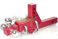 Engate de reboque triplo vertical 3 vias tripla ajustável 2" receptor sólido aumento queda comprar usado  Enviando para Brazil