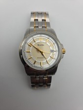 Relógio masculino Bulova Precisionist 98B156 mostrador champanhe, PARA PEÇAS OU REPARO!! comprar usado  Enviando para Brazil