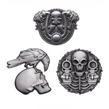 Totenkopf schädel biker gebraucht kaufen  Wietzendorf