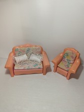 Divano e poltrona Barbie, anni 80 LEGGI, używany na sprzedaż  Wysyłka do Poland
