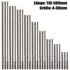 SDS PLUS Hammerbohrer Betonbohrer Steinbohrer Erweitertes 4-Schneiden Ø 4-30 mm comprar usado  Enviando para Brazil