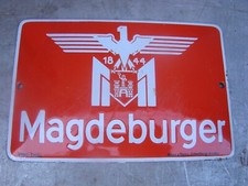 Altes emailschild magdeburger gebraucht kaufen  Föritztal, Sonneberg