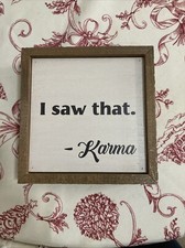 Karma sign saw for sale  Santa Monica