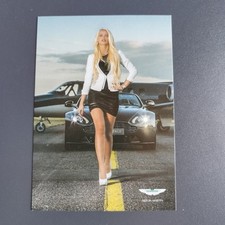 Cartão postal: publicidade: Aston Martin V8 Vantage. comprar usado  Enviando para Brazil