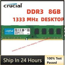 CRUCIAL DDR3 8GB 1333 MHz PC3-10600 Desktop 240-Pin DIMM Memória RAM Não ECC 1x8G, usado comprar usado CRUCIAL DDR3 8GB 1333 MHz PC3-10600 Desktop 240-Pin DIMM Memória RAM Não ECC 1x8G, usado comprar usado  Enviando para Brazil