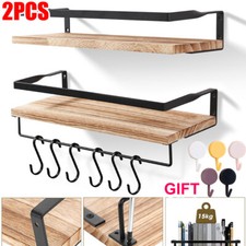 2pcs wooden floating for sale  LEICESTER