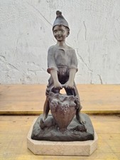 Scultura bronzo ragazzo usato  Lecce