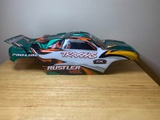 Carroceria Traxxas 1/10 Rustler 2WD VXL personalizada azul-petróleo - Excelente estado comprar usado  Enviando para Brazil