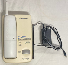Telefone fixo residencial Panasonic 900MHz sem fio KX-TC904-W + unidade base. Branco comprar usado  Enviando para Brazil