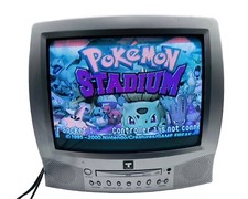 TV para jogos Tru-Tech T1300-D CRT 14" DVD player com controle remoto comprar usado  Enviando para Brazil