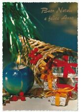 1971 Vela Azul Paquetes Regalo Foto Tarjeta Postal Feliz Cumpleaños De Buon Noel comprar usado  Enviando para Brazil